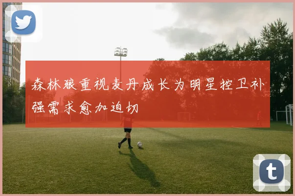 森林狼重视麦丹成长为明星控卫补强需求愈加迫切